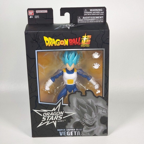 Bandai Dragon Ball Z Super Saiyan Blue Vegeta 6 in Action Figure 36773 Brand New - Picture 2 of 5